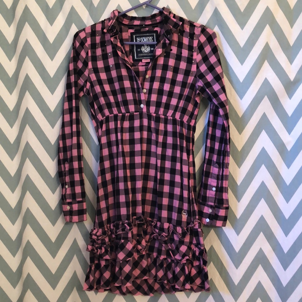 Victoria secret PINK Plaid dress